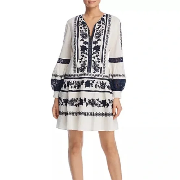 Tory Burch Gabriella White Embroidered Boho Dress is available for purchase  on au PAY Market - Imported Goods Online Store Co.Ltd. | au PAY Market